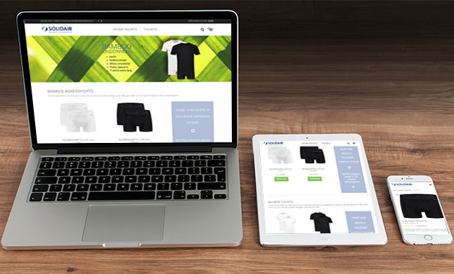 WordPress ontwikkeling voor Bamboo Underwear