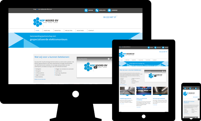 WordPress ontwikkeling voor HOP Noord B.V.