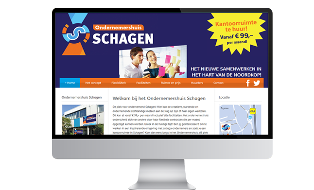 WordPress ontwikkeling voor Ondernemershuis Schagen