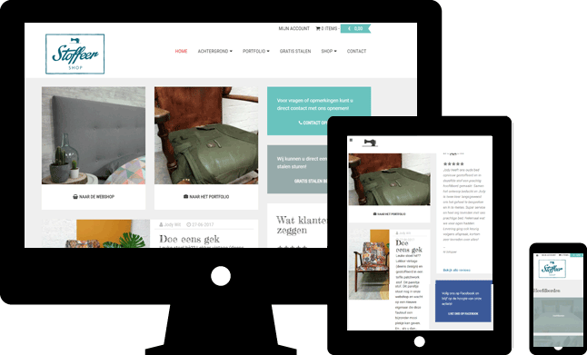 WordPress ontwikkeling voor Stoffeershop